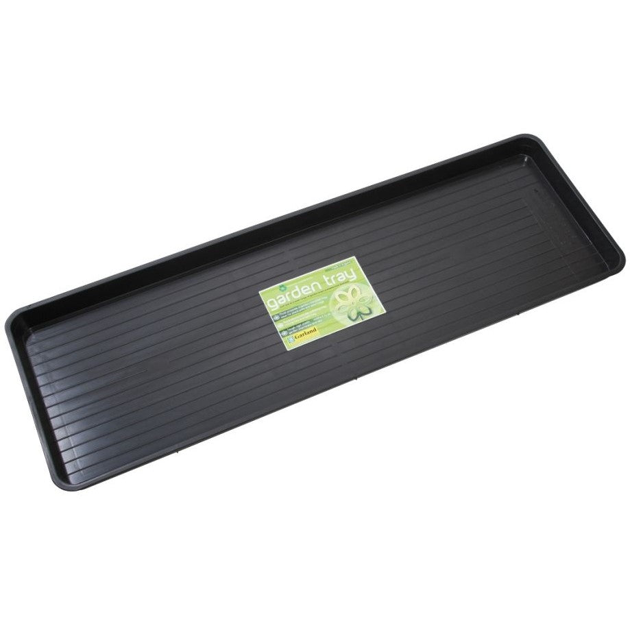 Jumbo Solid Garden Tray Black